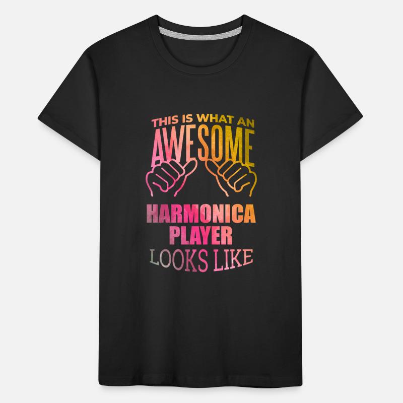 harmonica T-shirt bio Premium Enfant