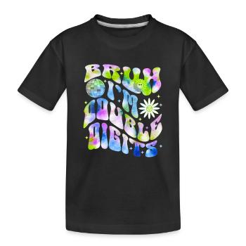10th Birthday Girl Gift Idea Ten Years - Kids' Premium Organic T-Shirt - black - Front