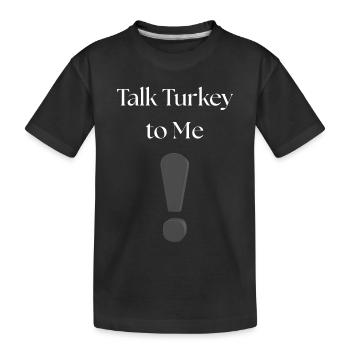 Parle-moi - T-shirt bio Premium Enfant - noir - Devant
