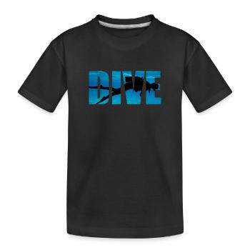 Scuba Diving Dive - Kids' Premium Organic T-Shirt - black - Front