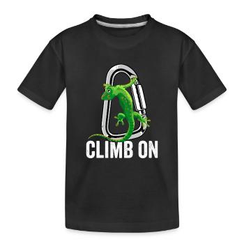 Escalade Escalade - T-shirt bio Premium Enfant - noir - Devant