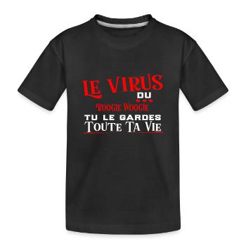 Boogie Woogie virus cadeau sport - T-shirt bio Premium Enfant - noir - Devant