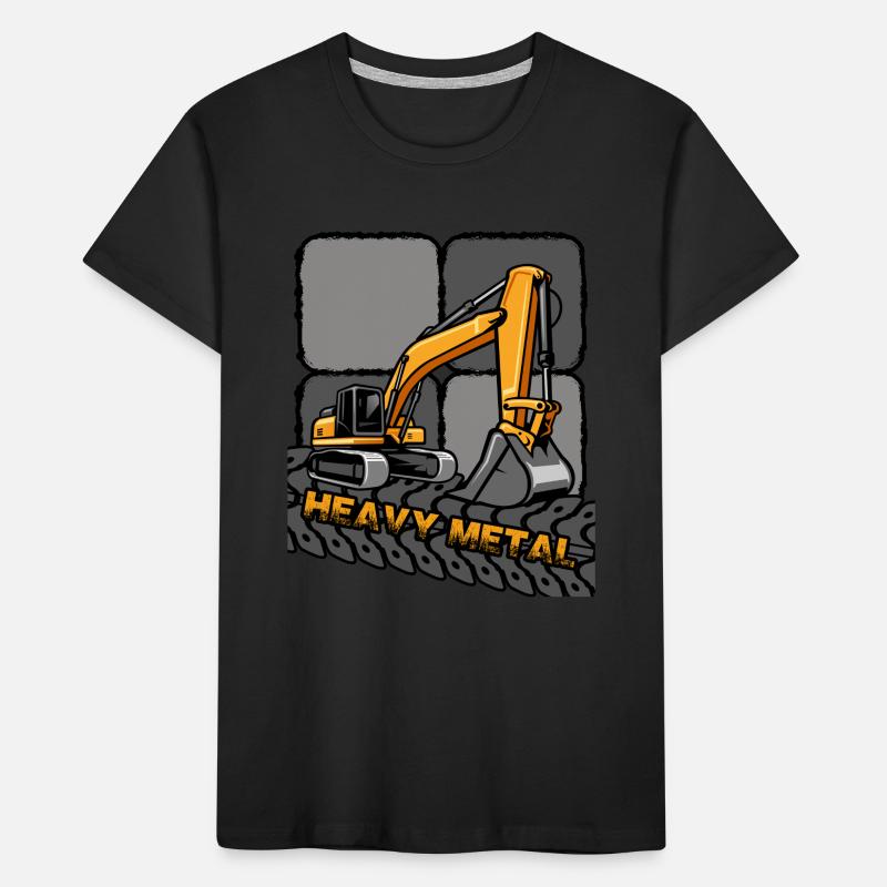 Bagger Baggerführer "Digger" Baggerschaufel Kinder Premium Bio T-Shirt