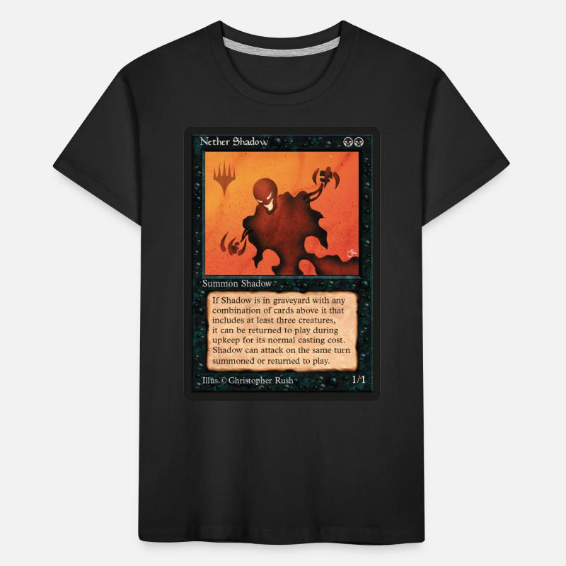 Magic: The Gathering Carte De Nether Shadow T-shirt bio Premium Enfant
