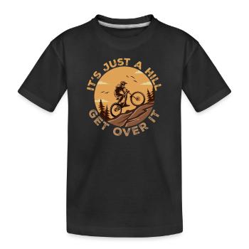 Mountain Biking Gifts For Mountain Bikers MTB Bike - T-shirt bio Premium Enfant - noir - Devant