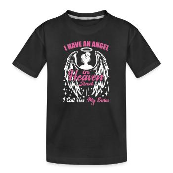 I Miss My Family Memorial Guardian Angel In Heaven - T-shirt bio Premium Enfant - noir - Devant