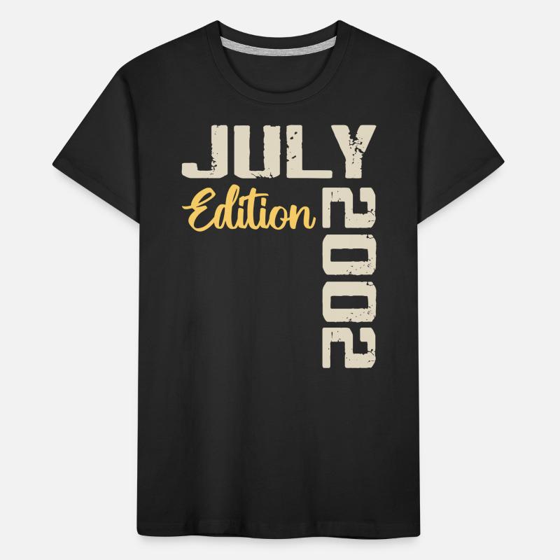 Juli 2002 Geburtstagsshirt Juli 2002 Kinder Premium Bio T-Shirt