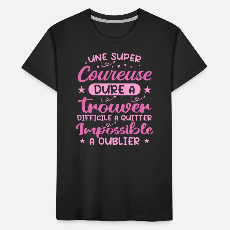 A Super Runner - Runner Gift Kids' Premium Organic T-Shirt