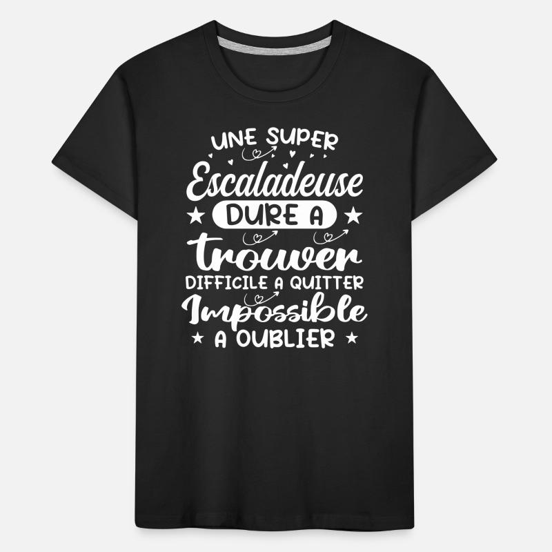 A Super Climber - Climber Gift Kids' Premium Organic T-Shirt