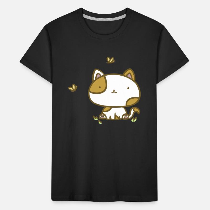 Cute cat Kids' Premium Organic T-Shirt