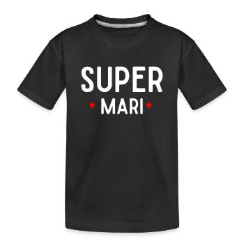 Evg mariage super-héros cadeau anniversaire - T-shirt bio Premium Enfant - noir - Devant