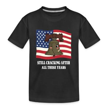 Cloche de la Liberté - T-shirt bio Premium Enfant - noir - Devant