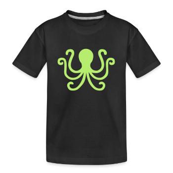 Poulpe - T-shirt bio Premium Enfant - noir - Devant