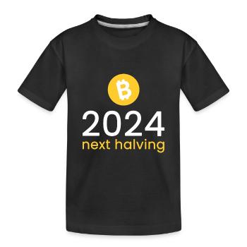 2024 - prochaine réduction de moitié - T-shirt bio Premium Enfant - noir - Devant