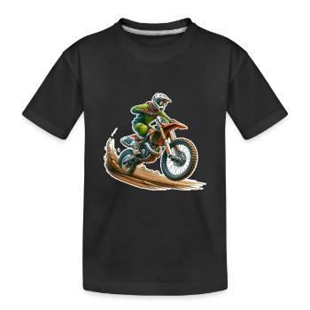 Motocross - T-shirt bio Premium Enfant - noir - Devant