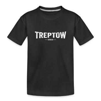 Treptow Ostberlin - Kinder Premium Bio T-Shirt - Schwarz - Vorne