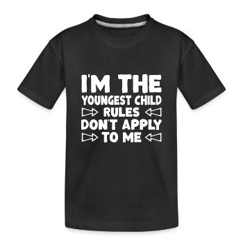 Famille Enfants Frères et sœurs Idée Cadeau Drôle - T-shirt bio Premium Enfant - noir - Devant