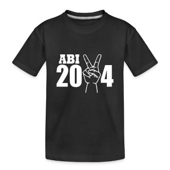 Abi 2024 - Kinder Premium Bio T-Shirt - Schwarz - Vorne