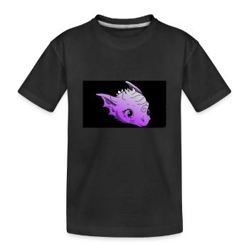 Dragon violet - T-shirt bio Premium Enfant - noir - Devant