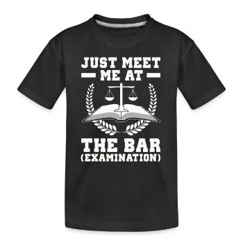 Anwalt - Kinder Premium Bio T-Shirt - Schwarz - Vorne