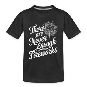Pyrotechnie Feux d’artifice Pyrotechnie - T-shirt bio Premium Enfant - noir - Devant