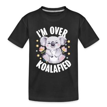 Koala Koala Koala Ours Koala Animal - T-shirt bio Premium Enfant - noir - Devant