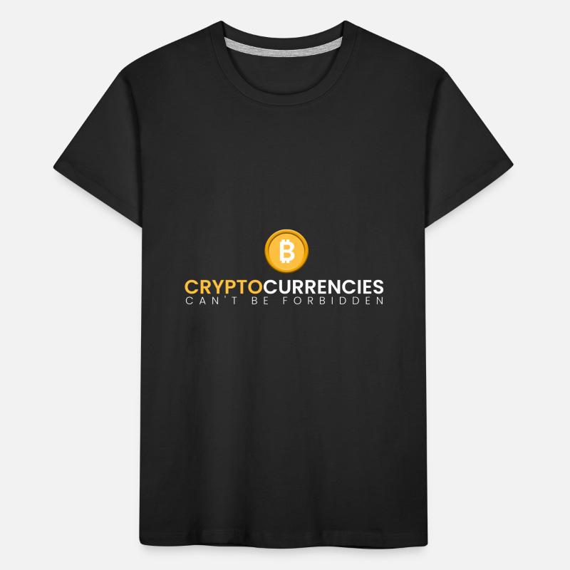 Cryptos cannot be banned Kids' Premium Organic T-Shirt
