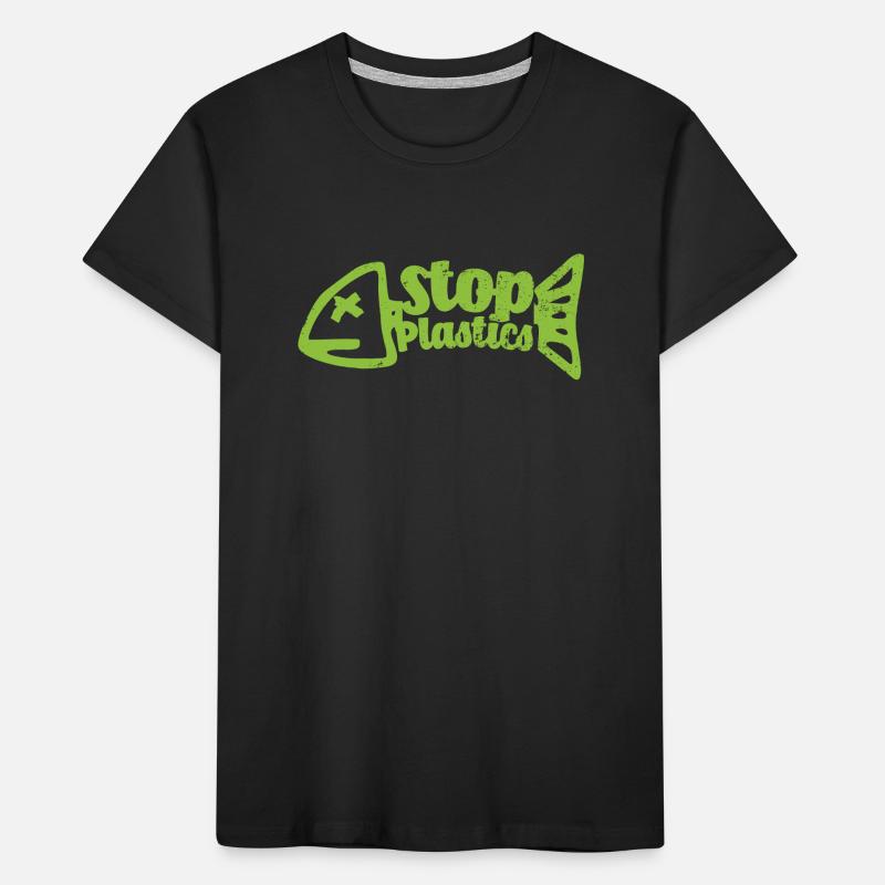 Stop Plastic Kids' Premium Organic T-Shirt