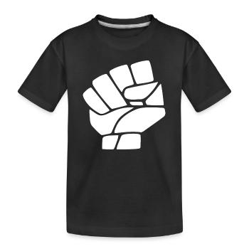 Revolution hand - Kinder Premium Bio T-Shirt - Schwarz - Vorne