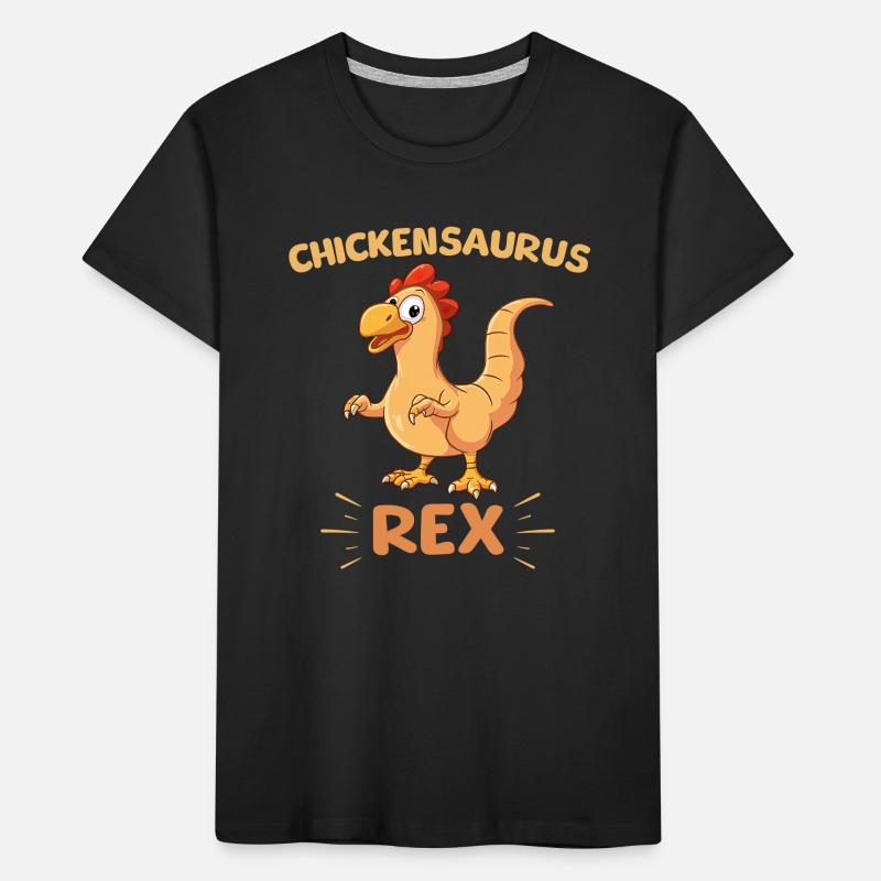 Chickensaurus Rex - Conception de poulet T-shirt bio Premium Enfant