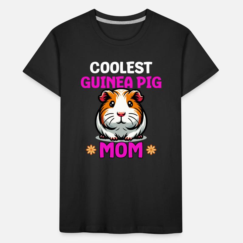 Maman cochon d’Inde la plus cool T-shirt bio Premium Enfant