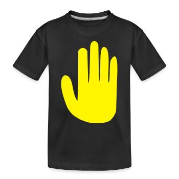 main HAND - T-shirt bio Premium Enfant - noir - Devant