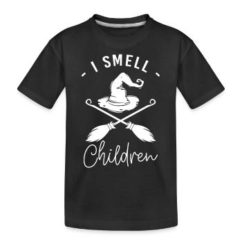 Sorcière Magic Spell Sorcières - T-shirt bio Premium Enfant - noir - Devant