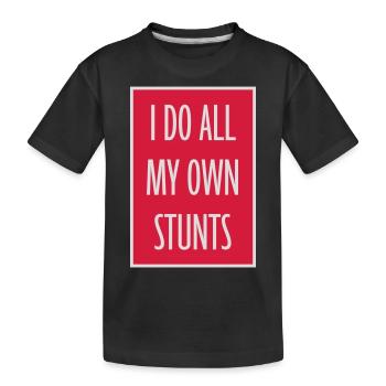 Toutes mes propres cascades - T-shirt bio Premium Enfant - noir - Devant