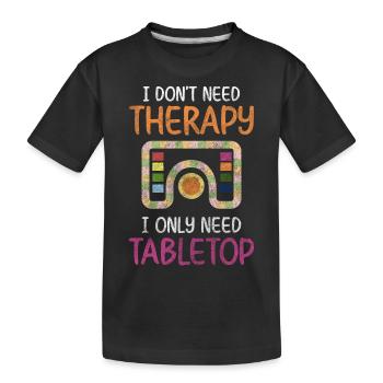 Jeux Joueur de jeux de société - T-shirt bio Premium Enfant - noir - Devant