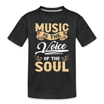 Musicien de rue Instrument de ville Musicien Artiste - T-shirt bio Premium Enfant - noir - Devant