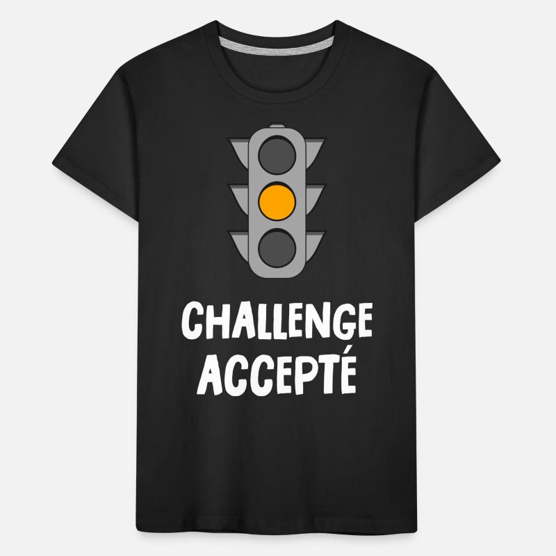challenge accepté T-shirt bio Premium Enfant