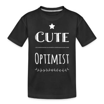 Babysprüche - Kinder Premium Bio T-Shirt - Schwarz - Vorne