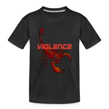 Violence Scorpion - T-shirt bio Premium Enfant - noir - Devant