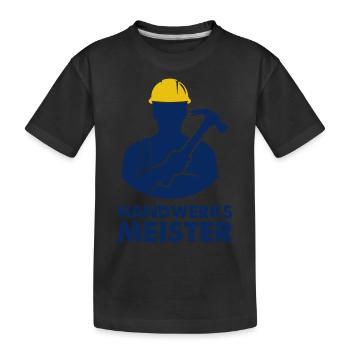 Master craftsman - Kids' Premium Organic T-Shirt - black - Front