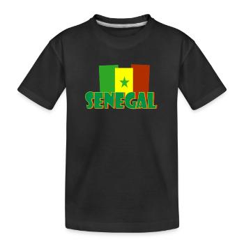 senegal - T-shirt bio Premium Enfant - noir - Devant