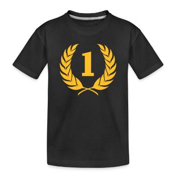Victoire (vectoriel) - T-shirt bio Premium Enfant - noir - Devant