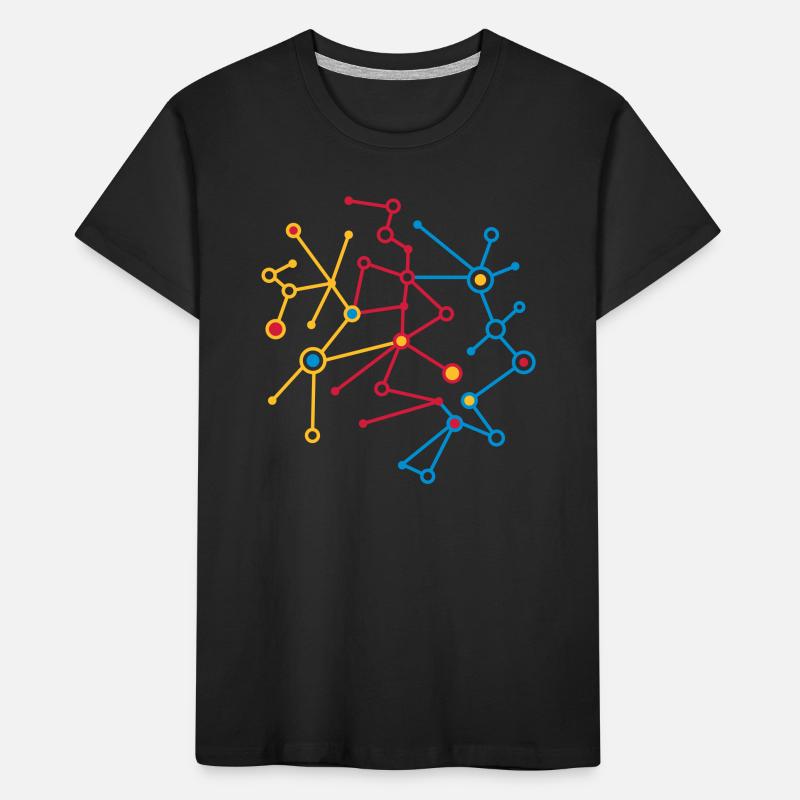 molecular pattern Kids' Premium Organic T-Shirt