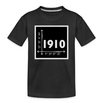 St. Pauli - Kinder Premium Bio T-Shirt - Schwarz - Vorne