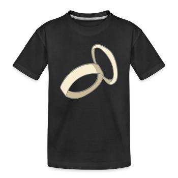 Mariage - T-shirt bio Premium Enfant - noir - Devant