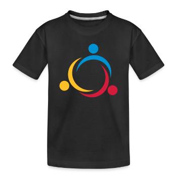 6061912 120363571 diversity2 - Kinder Premium Bio T-Shirt - Schwarz - Vorne