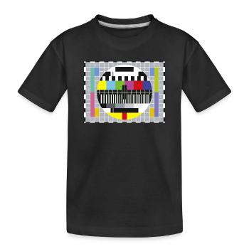 Test-Bild - Kinder Premium Bio T-Shirt - Schwarz - Vorne