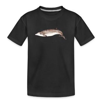 La baleine à bec - Les baleines à bec - à bec Baleine - T-shirt bio Premium Enfant - noir - Devant