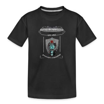 maxime peccantes - Kinder Premium Bio T-Shirt - Schwarz - Vorne