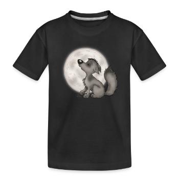 Wölfchen - T-shirt bio Premium Enfant - noir - Devant